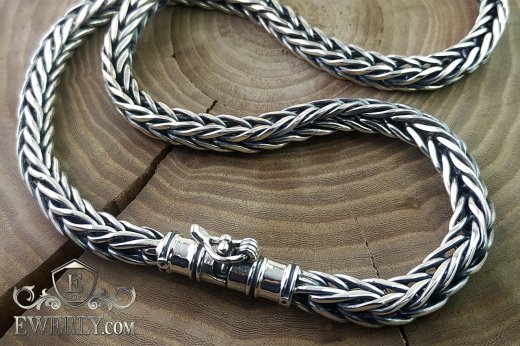 Men's big silver chains new arrivals
